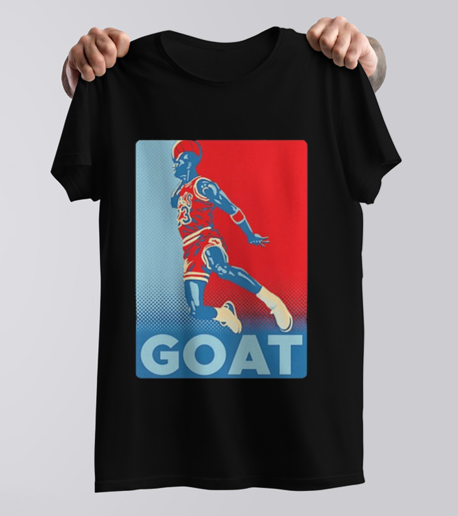 Michael Jordan GOAT Slam Dunk Chicago Bulls 23 T-Shirt