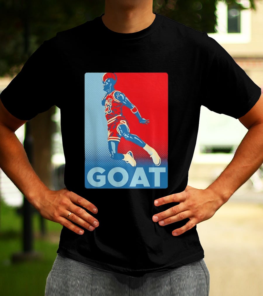 Michael Jordan GOAT Slam Dunk Chicago Bulls 23 T-Shirt