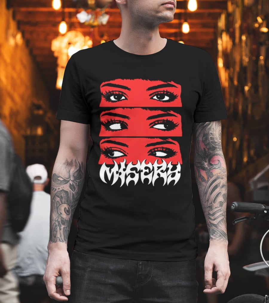 Misery Red Eyes Triple Stare T-Shirt