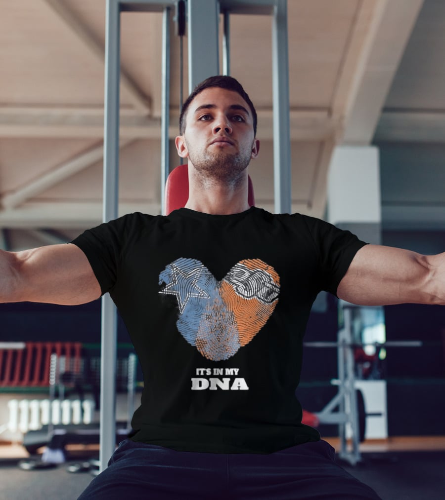 Texas Longhorns It's In My DNA Fingerprint Heart T-Shirt