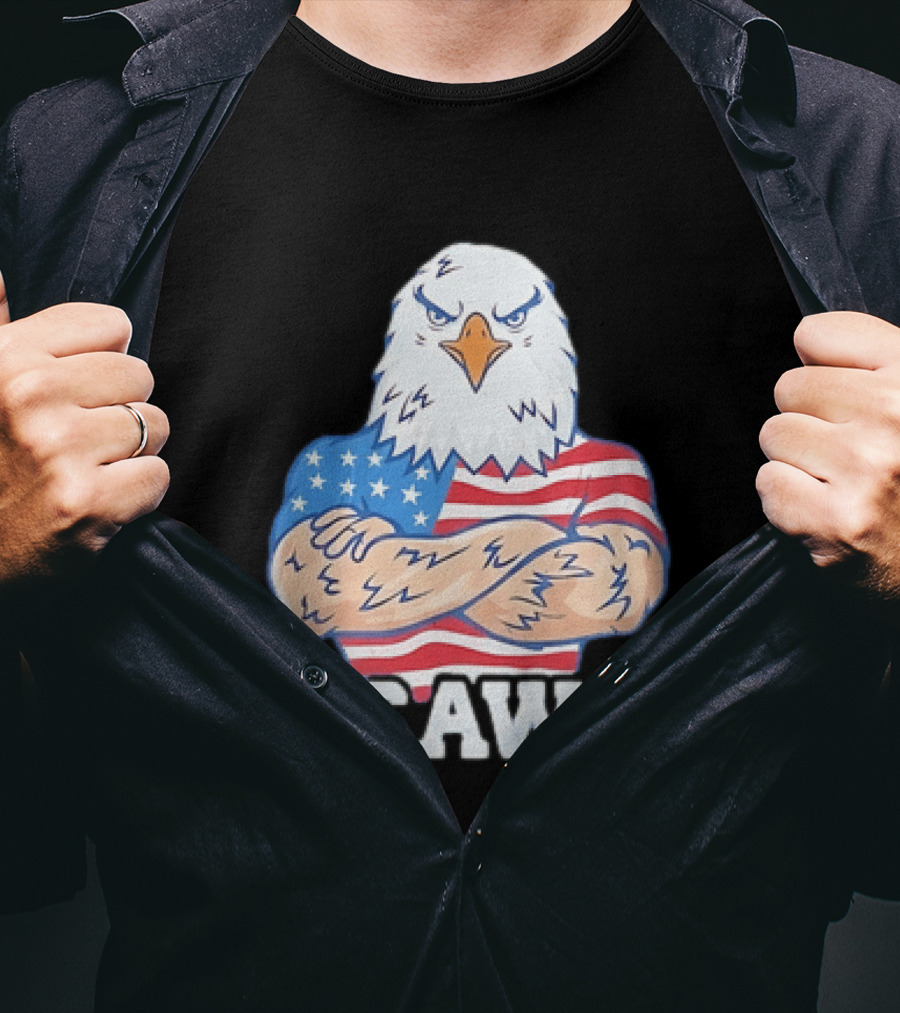 Pat McAfee Eagle Caw American Flag 4th Of July T-Shirt