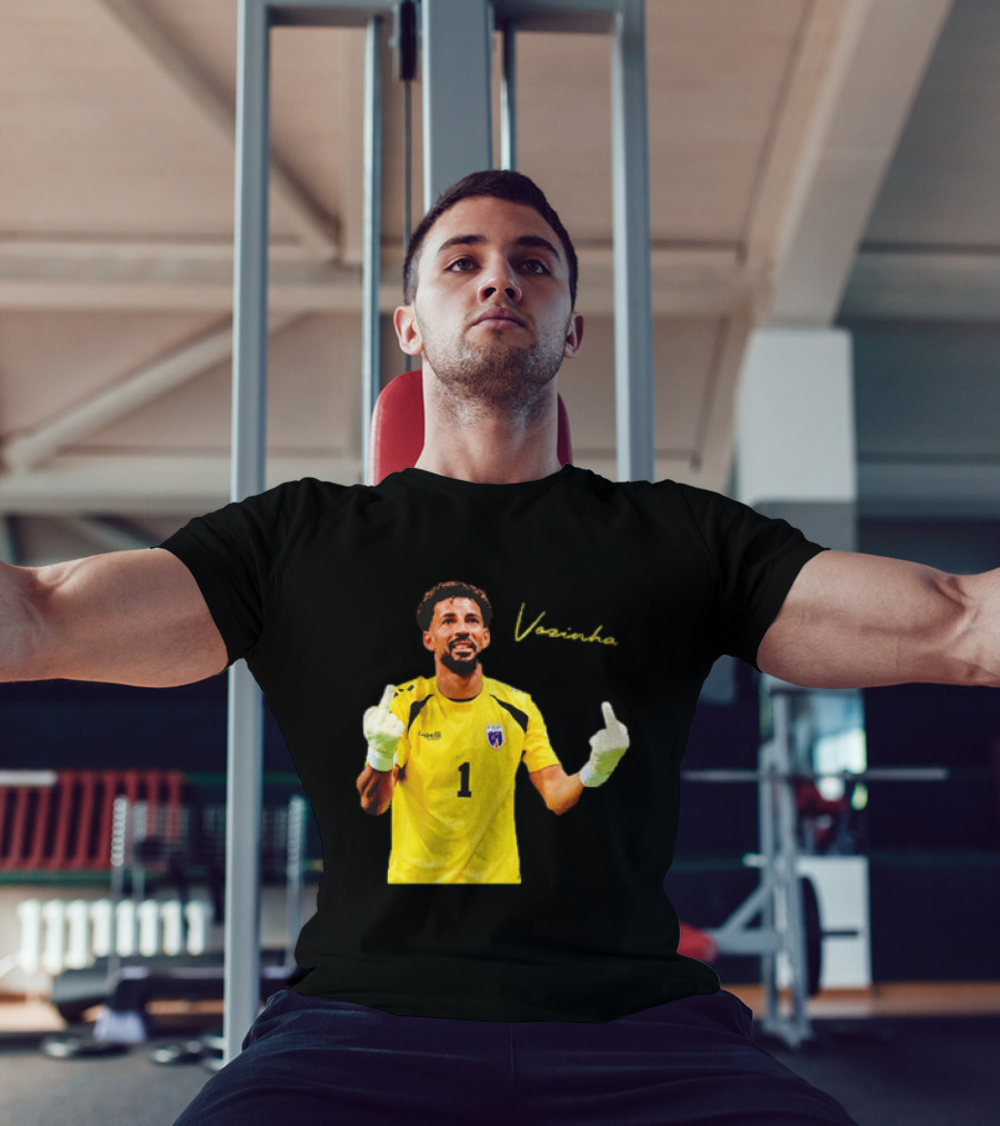 Vozinha Cape Verde National Team Number 1 Player Gesture T-Shirt