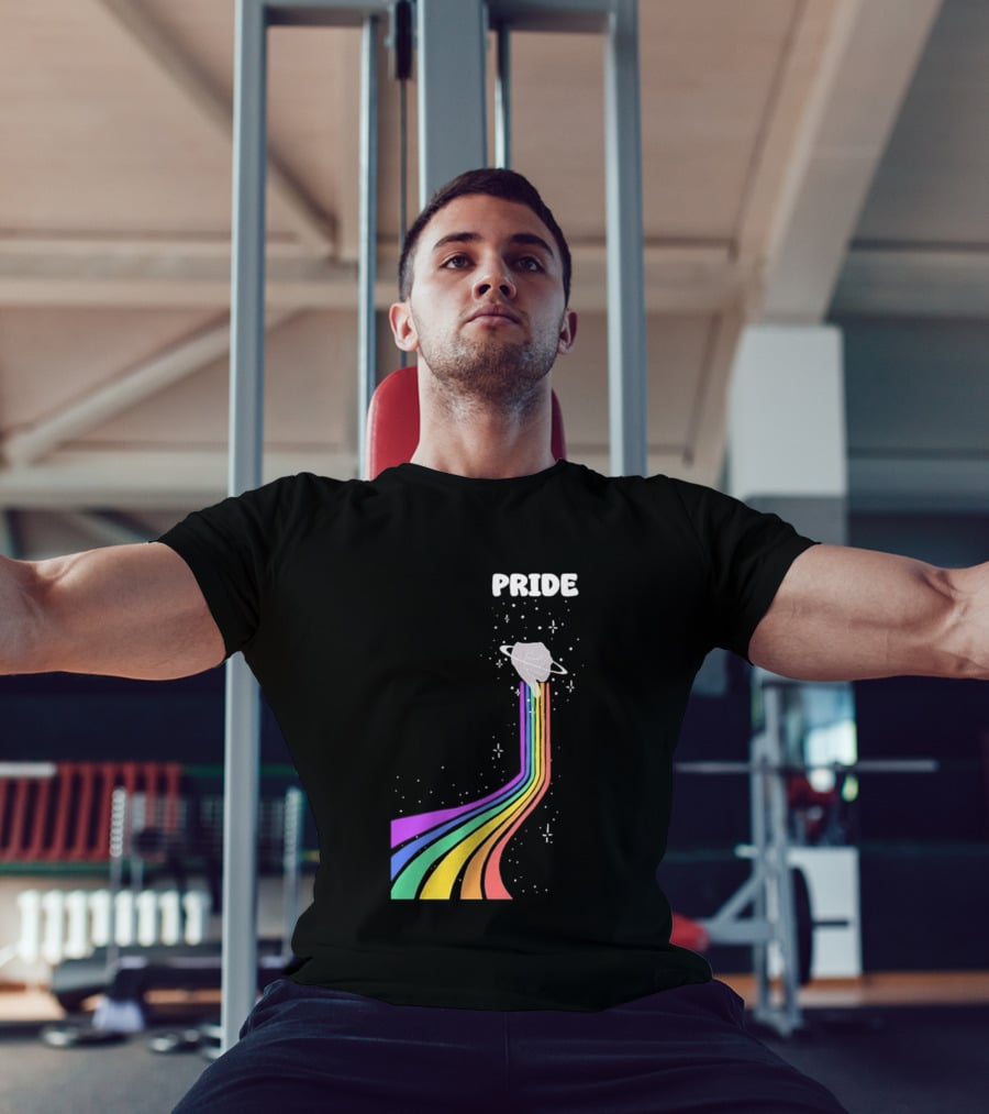 Pride Rainbow Space Hand Magic T-Shirt