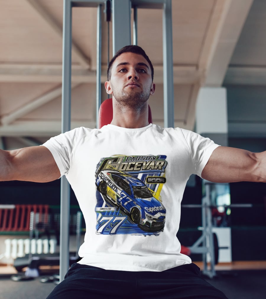 Carson Hocevar 77 Spectrum Chevrolet Camaro Spire Motorsports NASCAR Racing Team T-Shirt