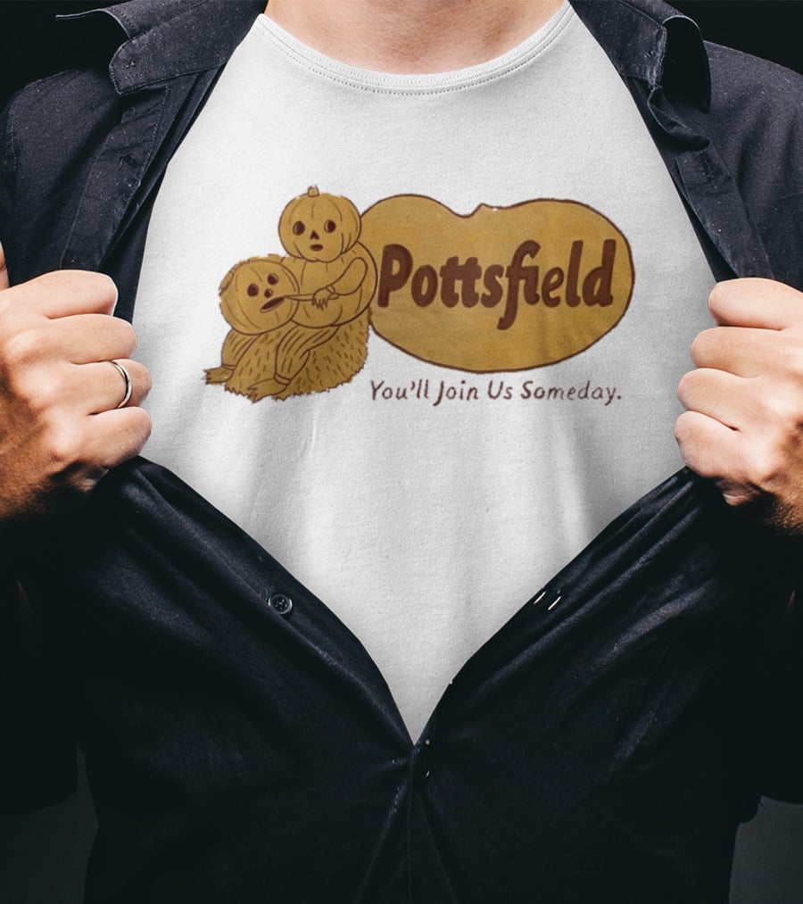 Pottsfield You'll Join Us Someday Pumpkin Characters Over The Garden Wall T-Shirt