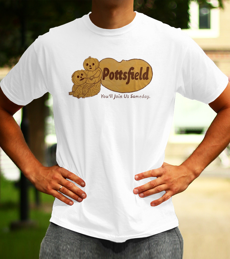 Pottsfield You'll Join Us Someday Pumpkin Characters Over The Garden Wall T-Shirt