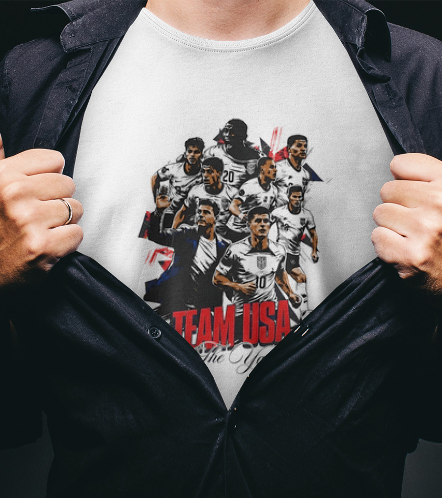 Team USA The Yanks USMNT Collage T-Shirt