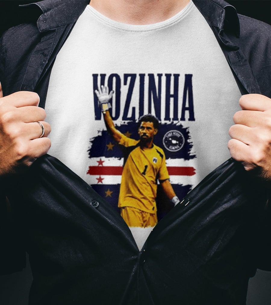 Vozinha Cabo Verde Goalkeeper Cape Verde National Team Soccer T-Shirt
