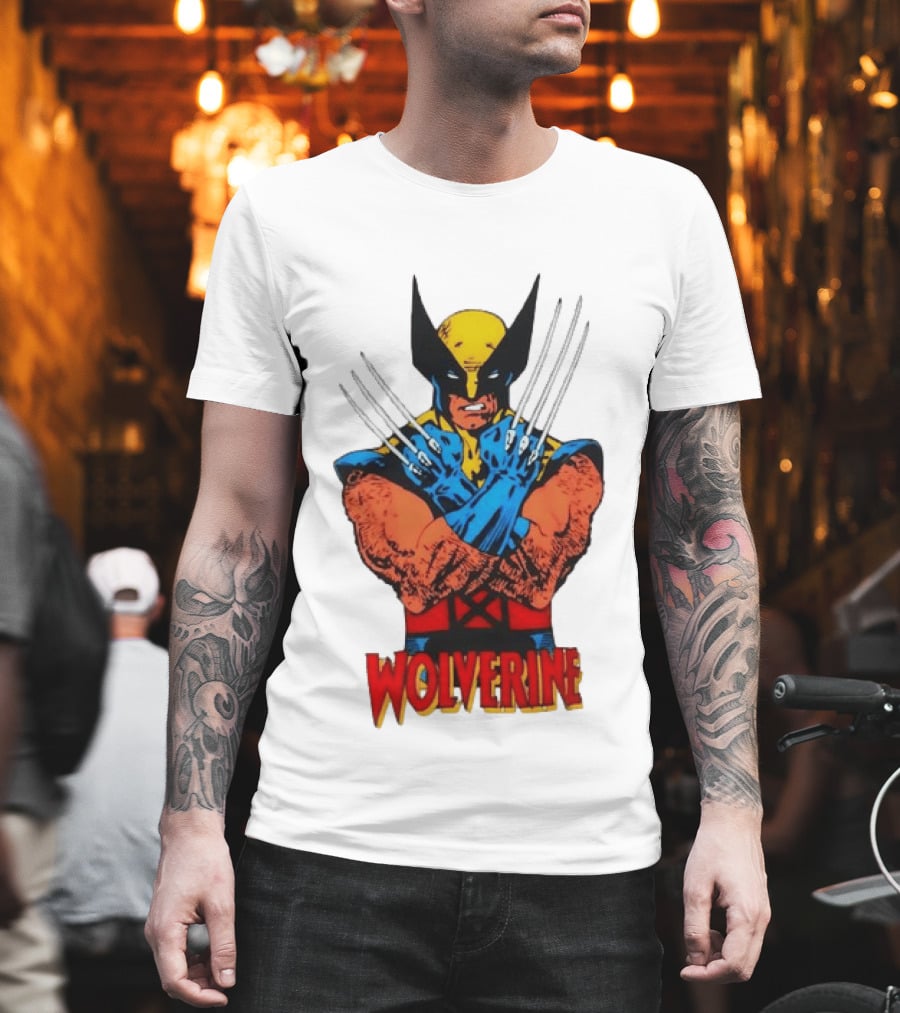 Wolverine Marvel Comics X Men Crossed Claws Wolverine T-Shirt