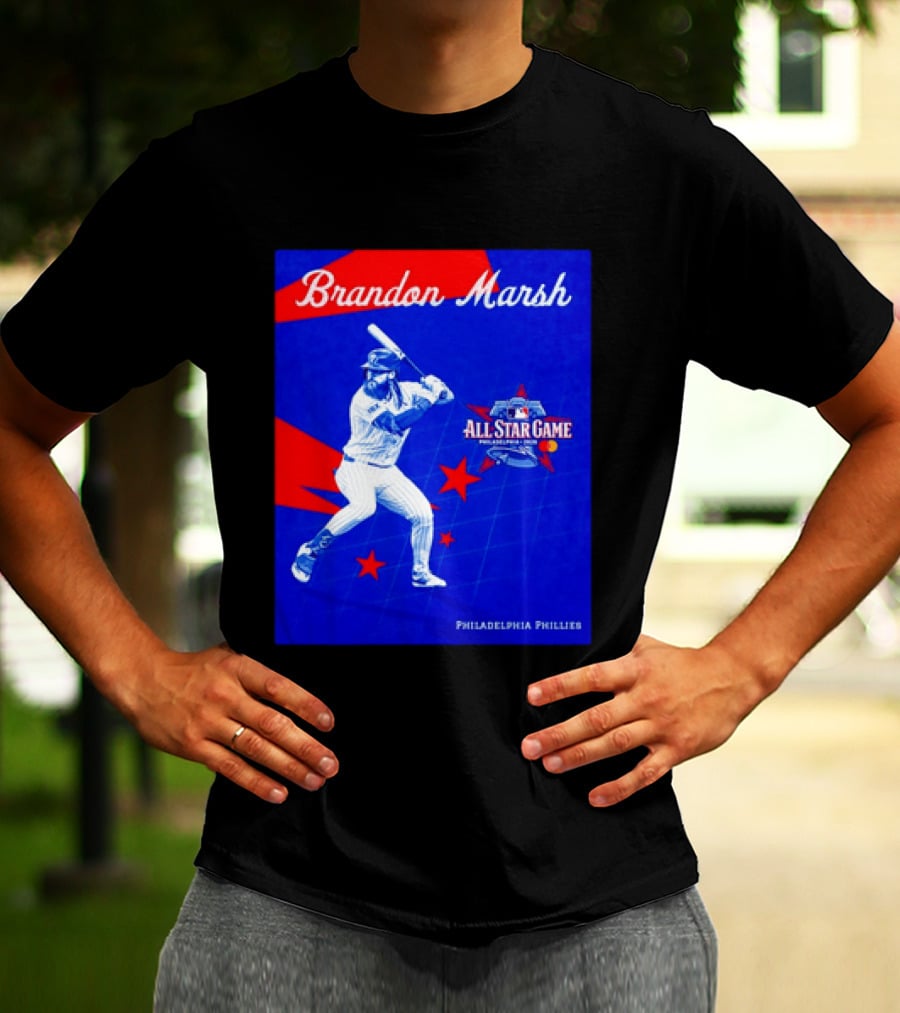 Brandon Marsh Philadelphia Phillies 2026 MLB All Star Game T-Shirt