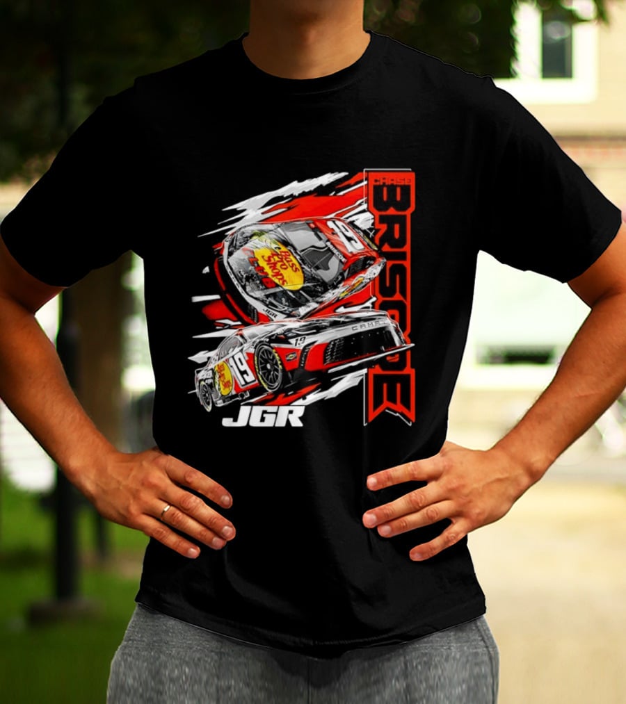 Chase Briscoe 19 Joe Gibbs Racing Bass Pro Shops Toyota Camry NASCAR JGR T-Shirt