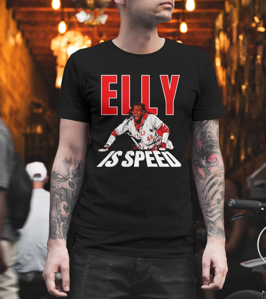 Elly De La Cruz Cincinnati Reds Elly 44 Is Speed T-Shirt