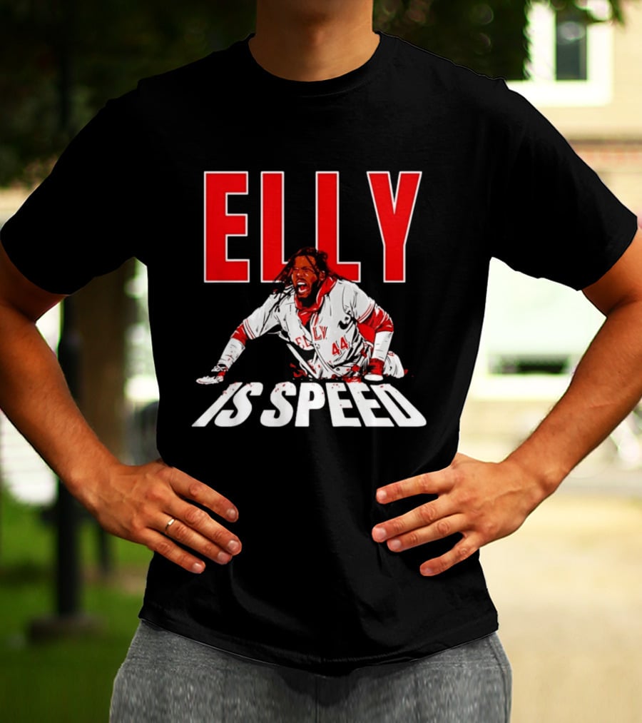 Elly De La Cruz Cincinnati Reds Elly 44 Is Speed T-Shirt