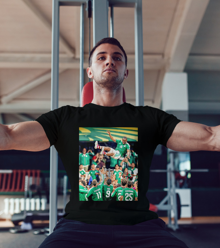 Mexican Football Celebration Julián Quiñones S. Giménez Raúl A. Alvarado Team Spirit T-Shirt