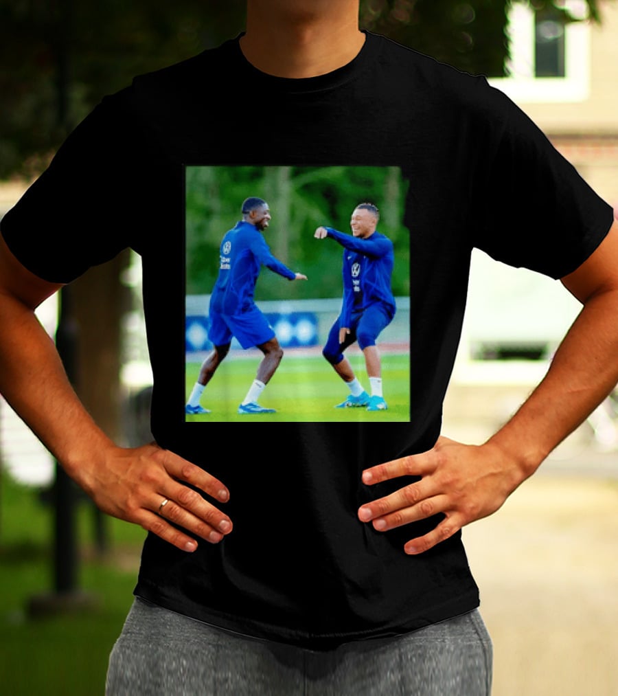 Kylian Mbappe Ousmane Dembele France National Football Team Training France Football Kings Of Europe T-Shirt