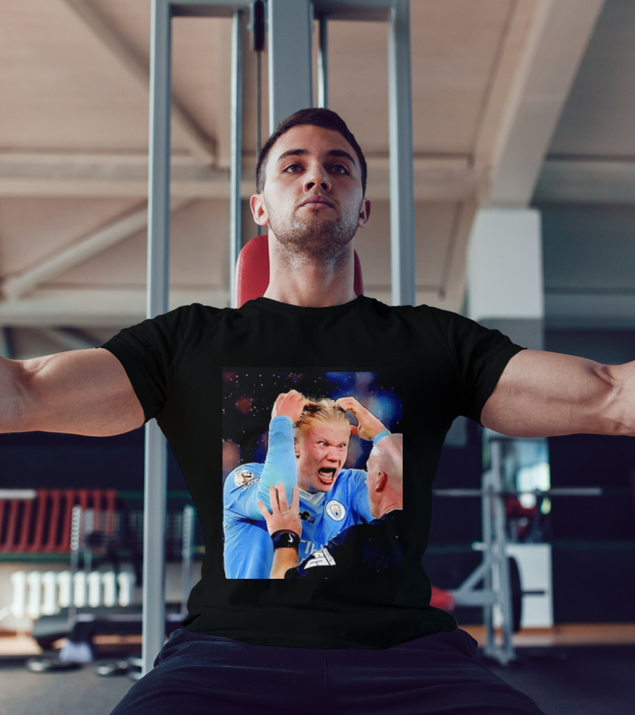 Erling Haaland Manchester City Emotional Reaction T-Shirt