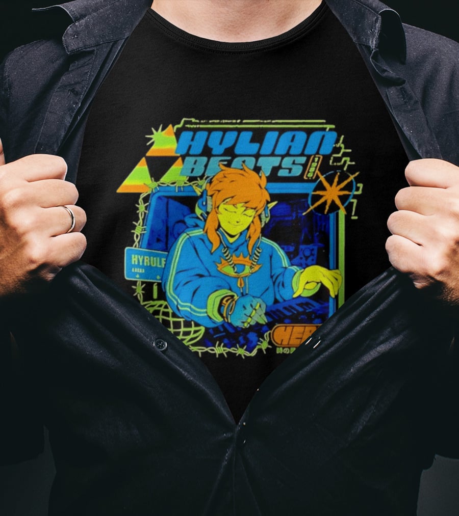 Hylian Beats 1986 Hyrule Ahead Hero Legend T-Shirt