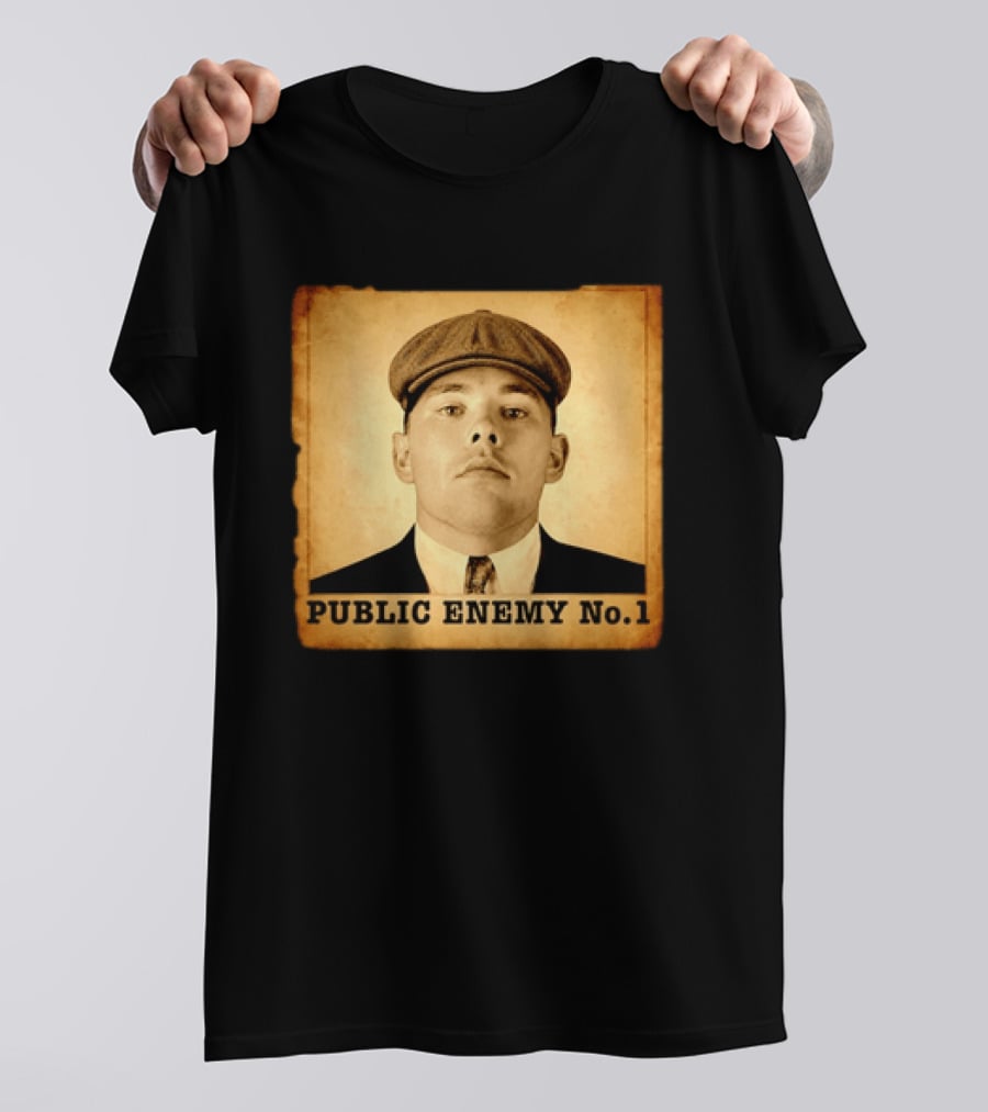 Los Angeles Dodgers Public Enemy No 1 Vintage Wanted T-Shirt