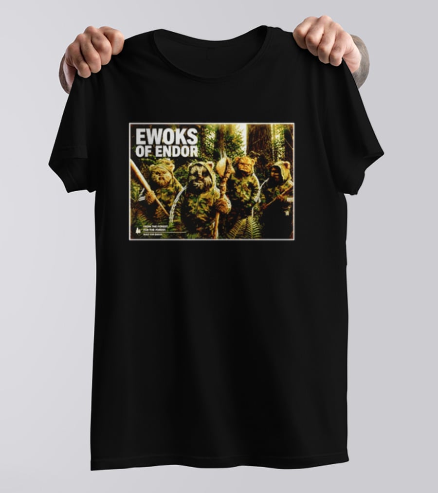 Ewoks Of Endor Forest Campaign Originals Star Wars Merchandise T-Shirt