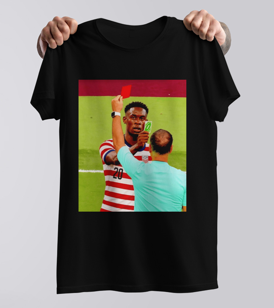 Folarin Balogun USMNT Number 20 Reverse Card Meme Soccer T-Shirt