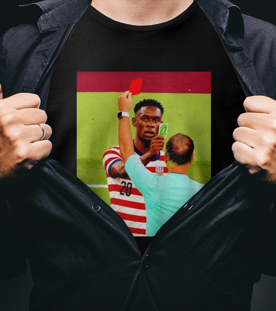 Folarin Balogun USMNT Number 20 Reverse Card Meme Soccer T-Shirt