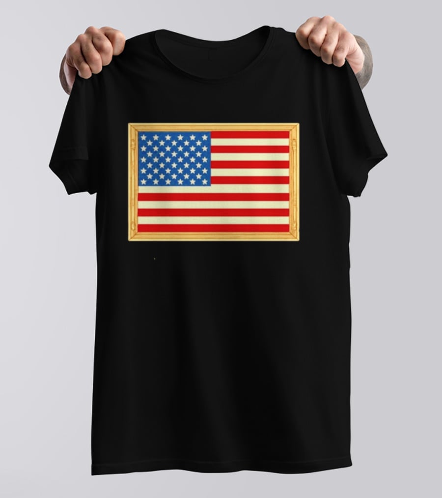Theodore Roosevelt We Must Dare To Be Great American Flag T-Shirt