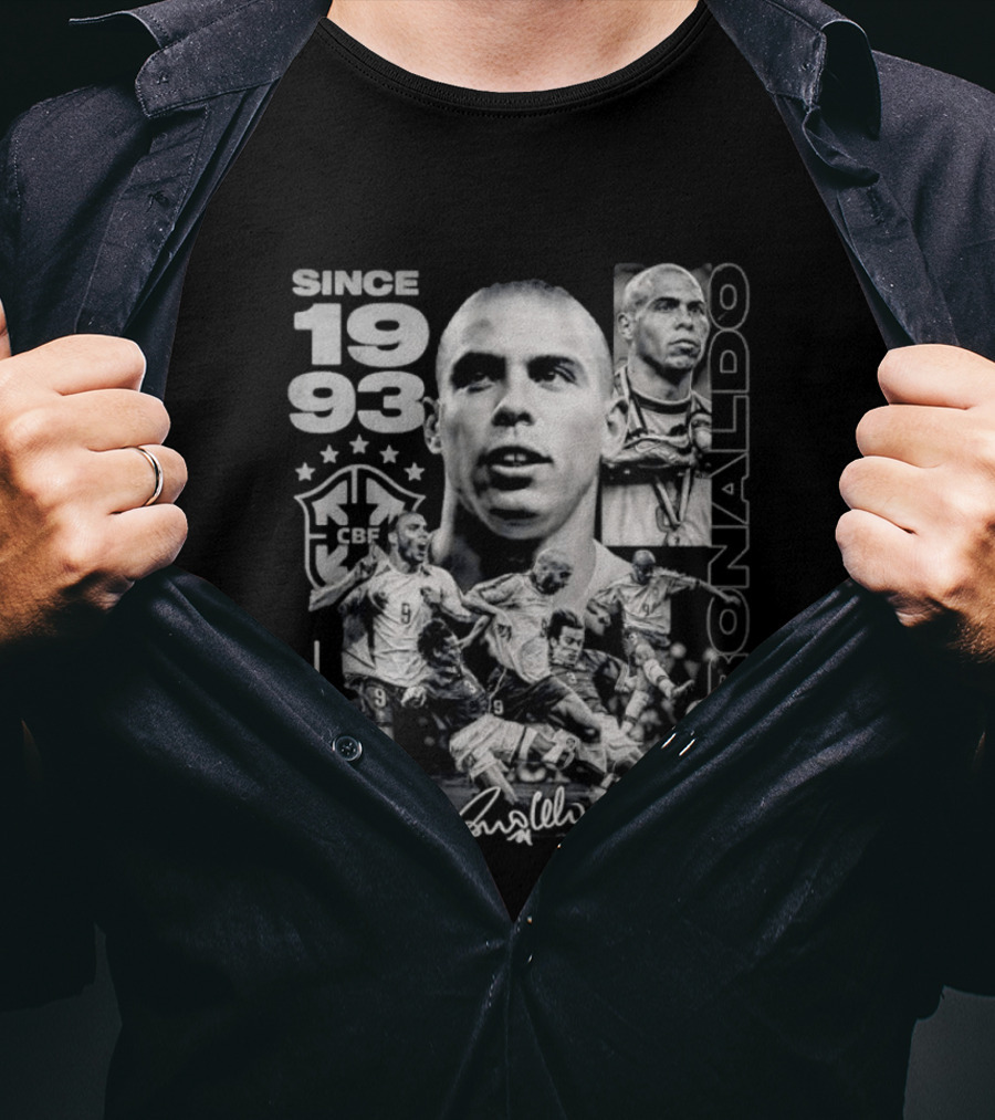 Ronaldo Nazario R9 Brazil CBF Since 1993 T-Shirt