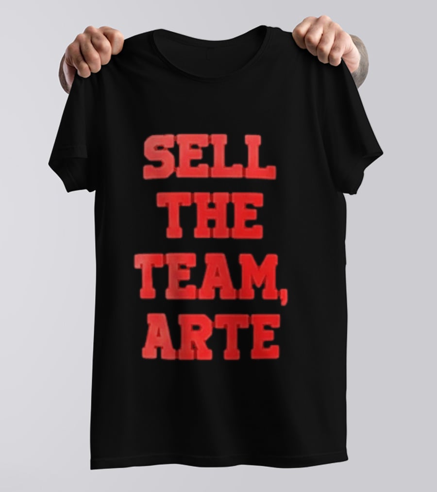 Sell The Team Arte Rallying Cry Fan Expression T-Shirt