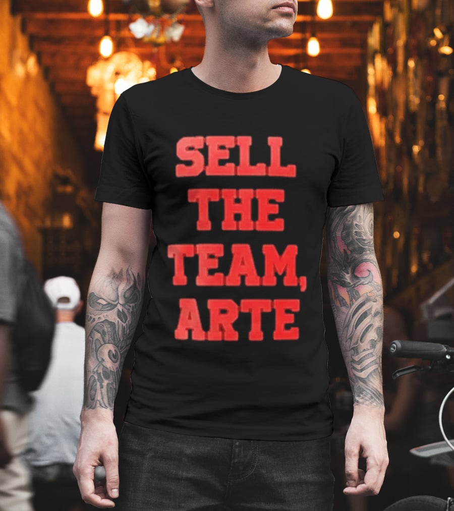 Sell The Team Arte Rallying Cry Fan Expression T-Shirt