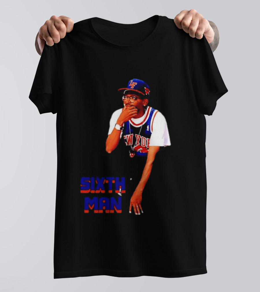 Spike Lee New York Knicks Sixth Man Yankees Cap T-Shirt
