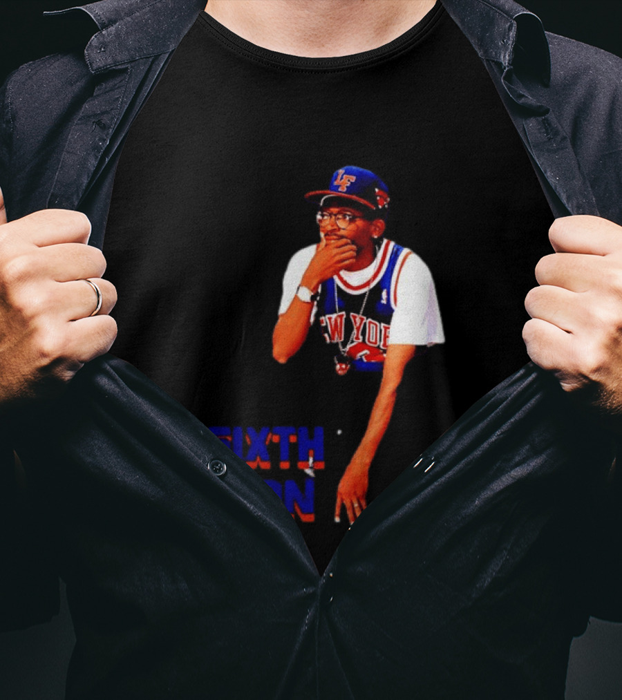 Spike Lee New York Knicks Sixth Man Yankees Cap T-Shirt