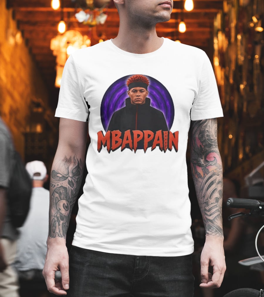 Mbappain Naruto Anime Crossover Meme T-Shirt