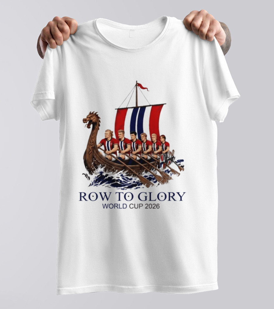Norway 2026 World Cup Row To Glory Viking Crew T-Shirt