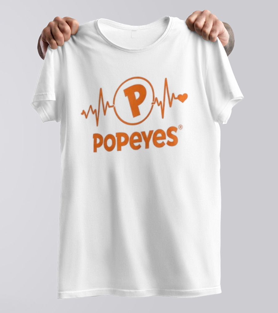 Heartbeat Lover Popeyes Addiction T-Shirt