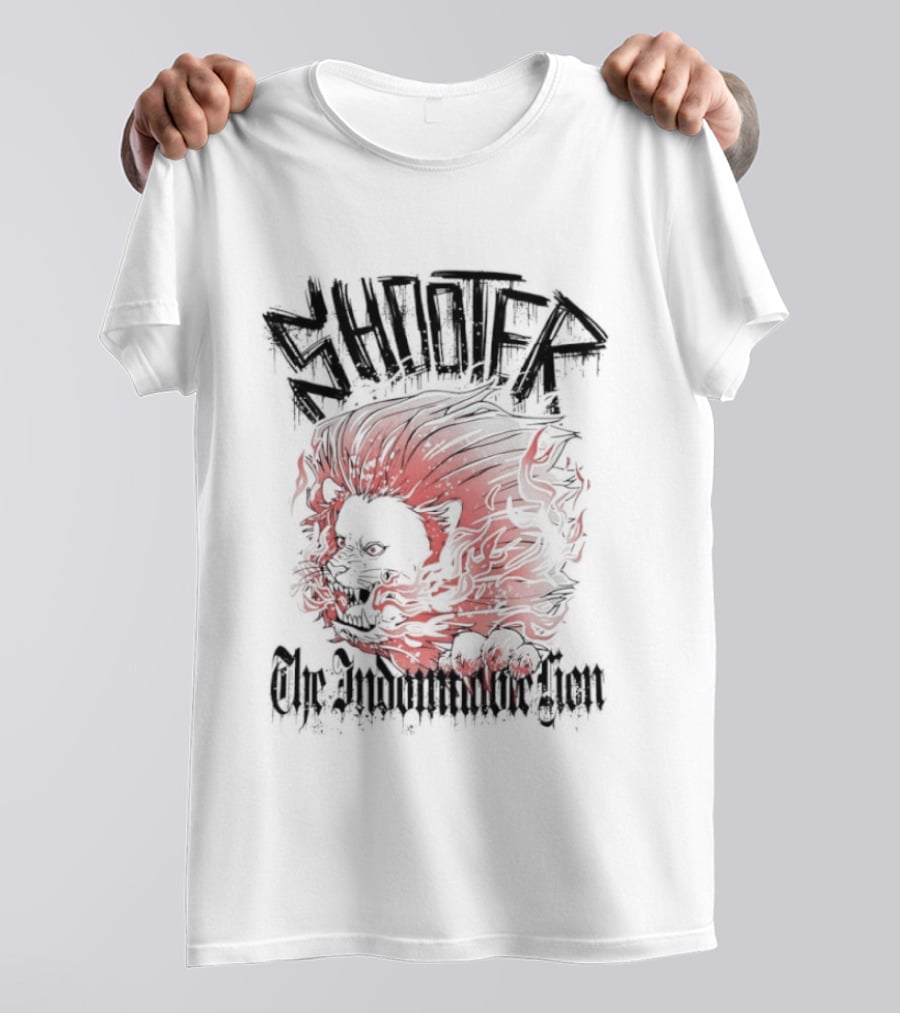 Shooter The Indomitable Lion Fierce Red Mane T-Shirt