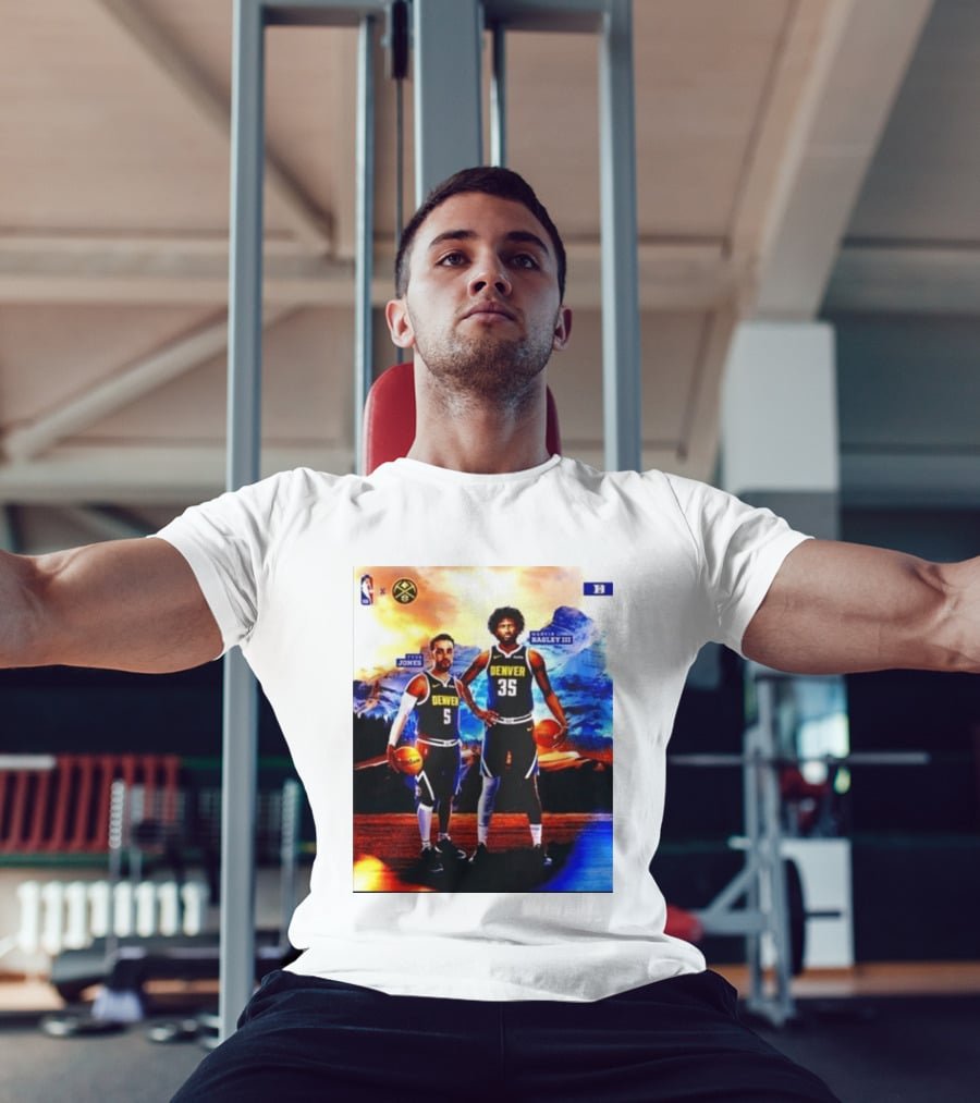 Denver Nuggets Tyus Jones Marvin Bagley III NBA Mountain T-Shirt