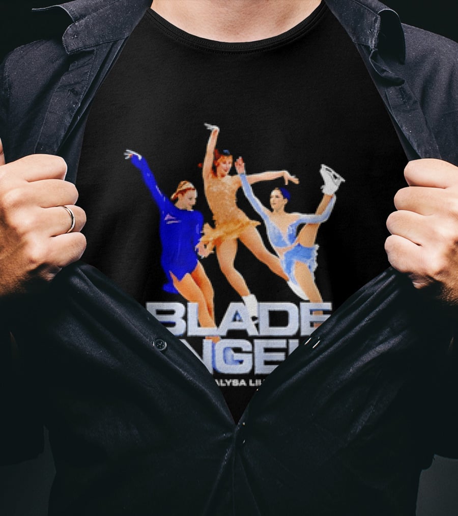 Blade Angels Amber Glenn Alysa Liu Isabeau Levito Team USA Figure Skating T-Shirt