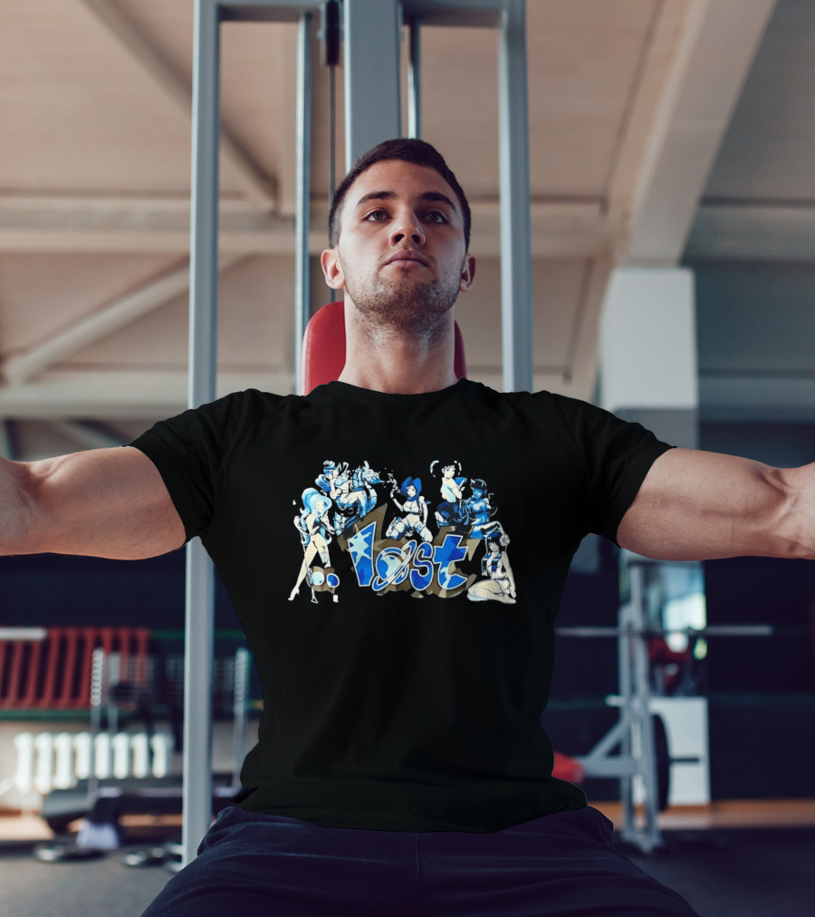 Lost Anime Girls With Weapons And Creatures T-Shirt