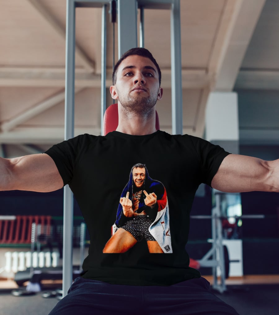 Conor McGregor The Notorious UFC MMA Middle Fingers T-Shirt