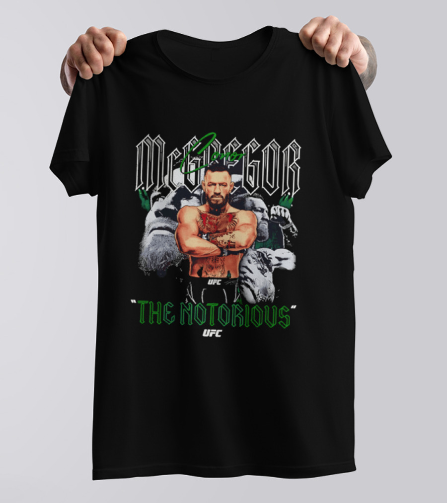 Conor McGregor The Notorious UFC Collage McGregor T-Shirt