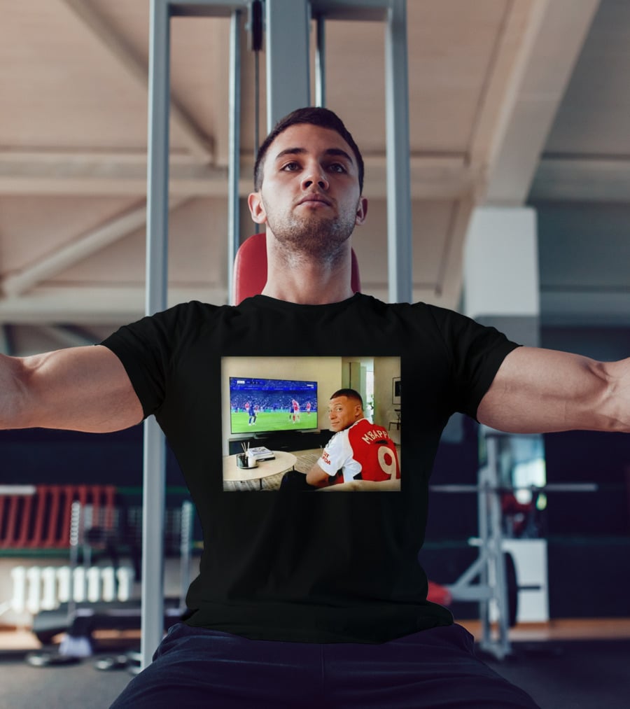 Kylian Mbappé No 9 Arsenal Jersey Visit Rwanda T-Shirt