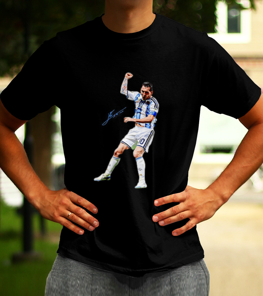 Messi The Comeback Argentina Football Unites The World Soccer Legend Victory Celebration T-Shirt