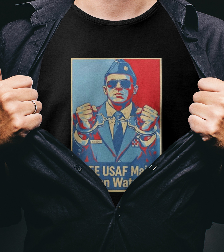 FREE USAF Major Jason Watson Handcuffed T-Shirt
