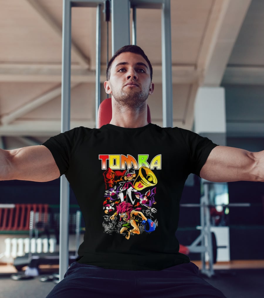 Tomba Video Game Playstation Colorful T-Shirt