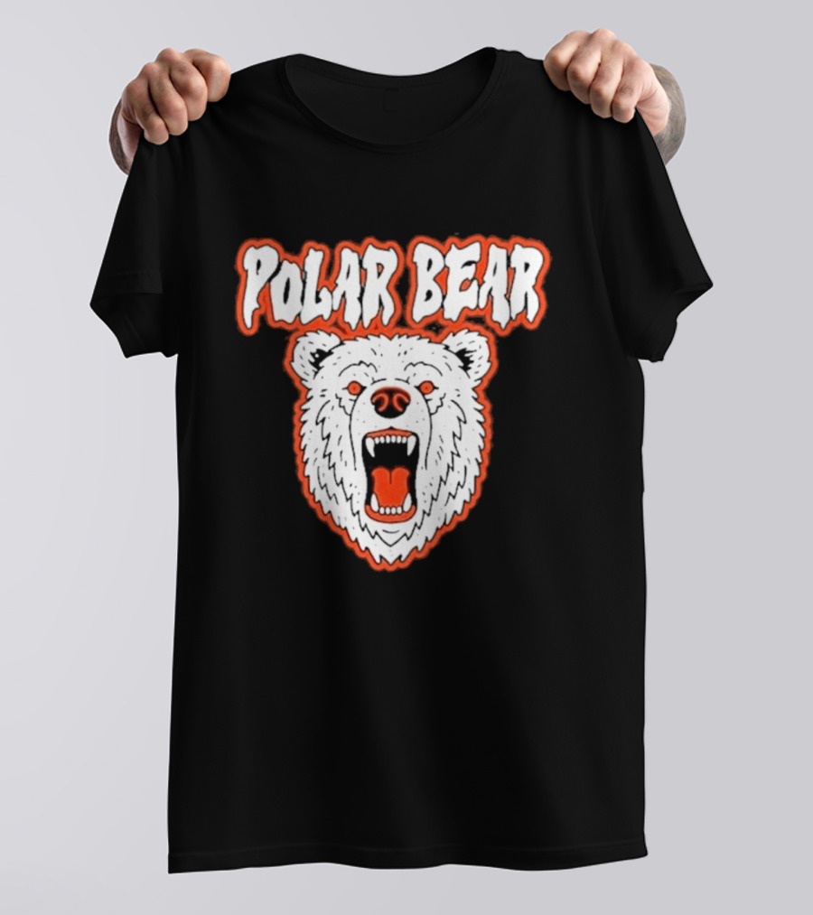 Polar Bear Arctic Wildlife Predator Fierce Expression T-Shirt