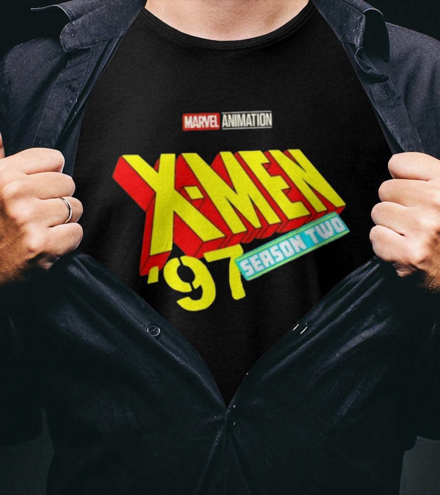 X Men '97 Season Two Marvel Animation T-Shirt
