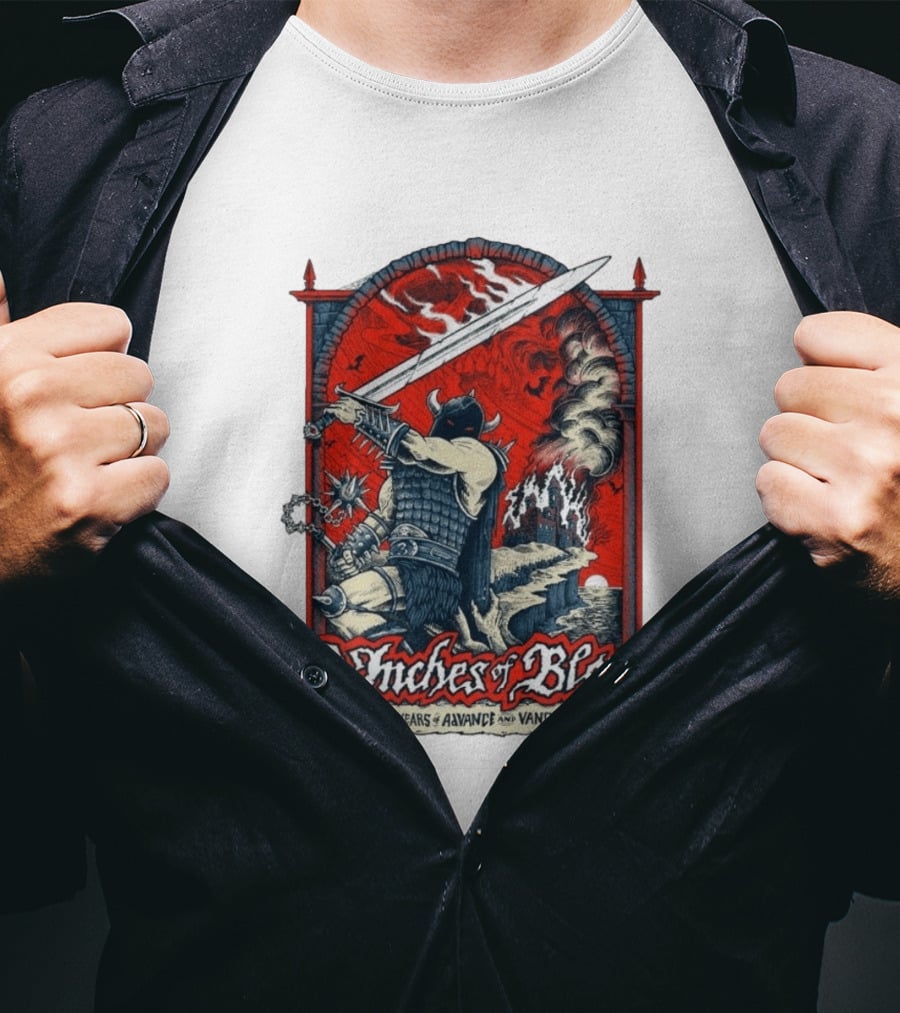 3 Inches Of Blood 20 Years Of Advance And Vanquish Alberta Nov 22 23 2026 T-Shirt