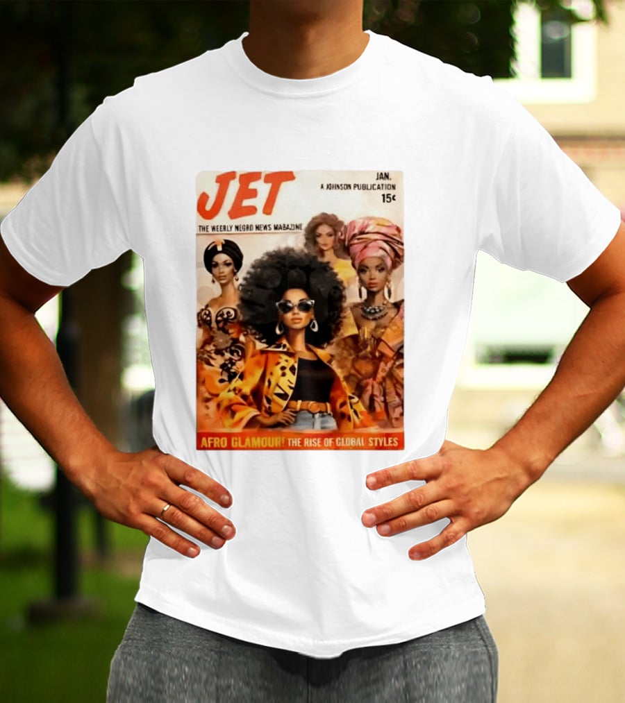 JET The Weekly Negro News Afro Glamour The Rise Of Global Styles T-Shirt