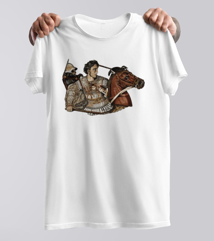 Alexander The Great Battle Of Issus Mosaic Iconic Historical Scene T-Shirt