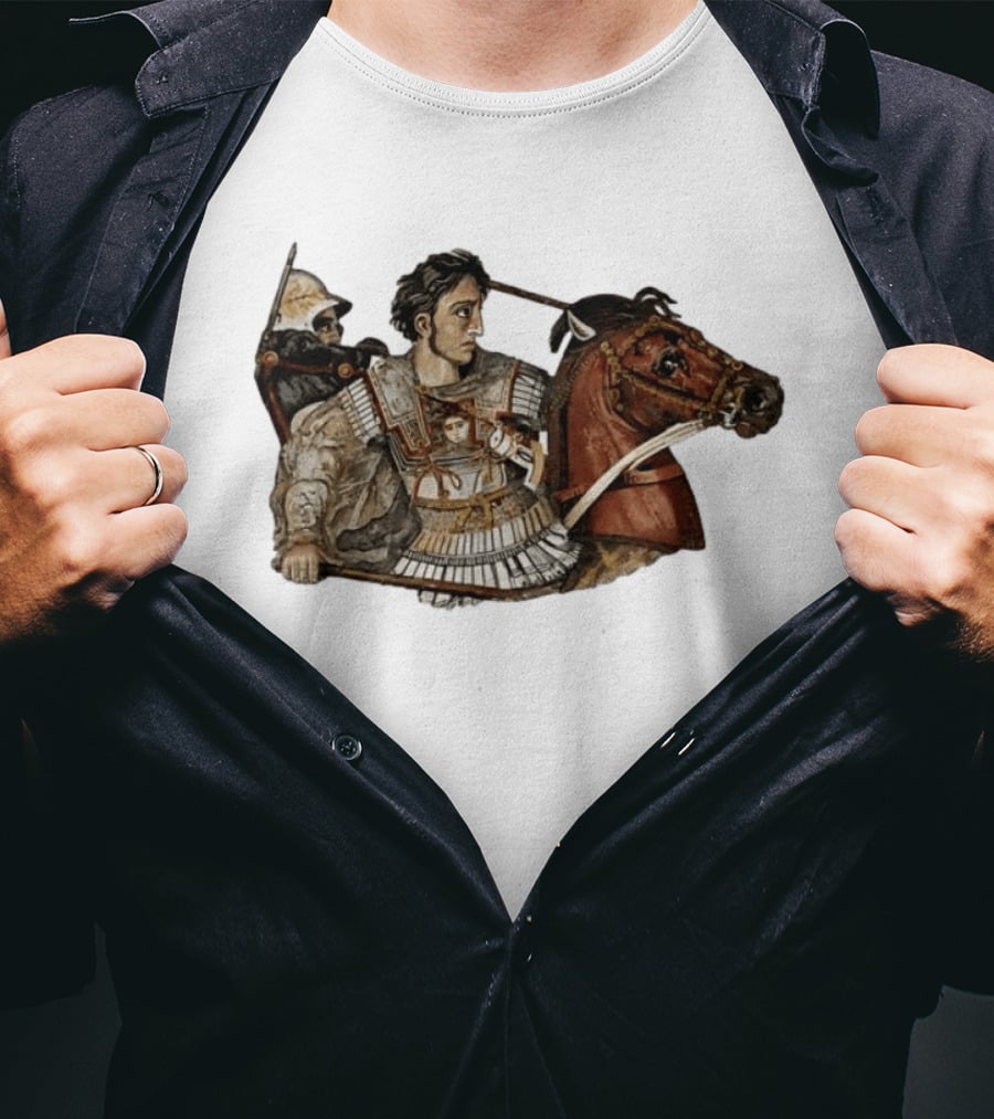Alexander The Great Battle Of Issus Mosaic Iconic Historical Scene T-Shirt